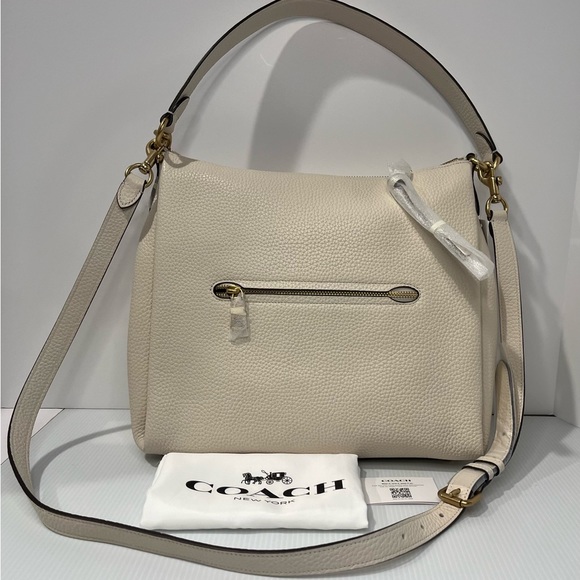 Coach Handbags - Coach Shay Pebbled Leather Shoulder Bag Purse in color Chalk 93811